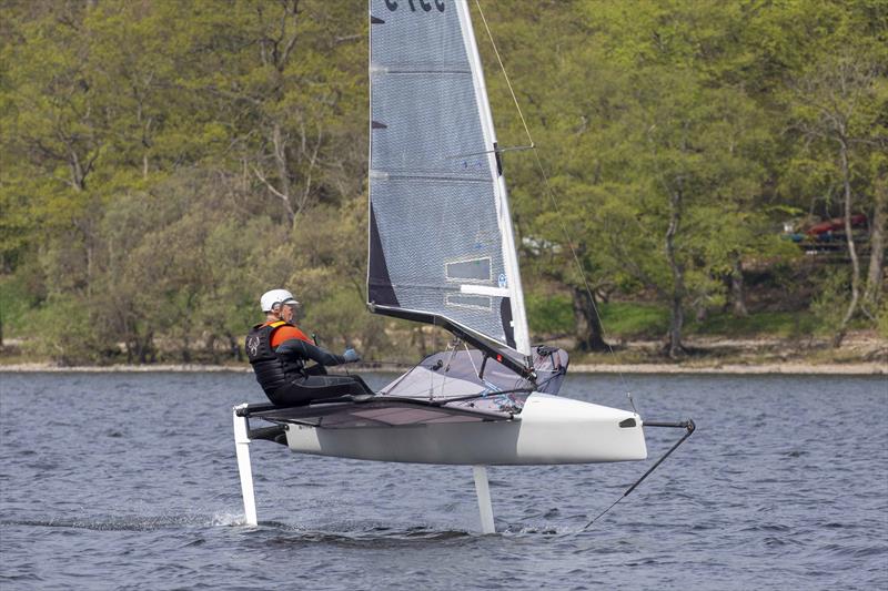 International Moths at the Ullswater YC Daffodil Regatta photo copyright Tim Olin / www.olinphoto.co.uk taken at Ullswater Yacht Club and featuring the International Moth class