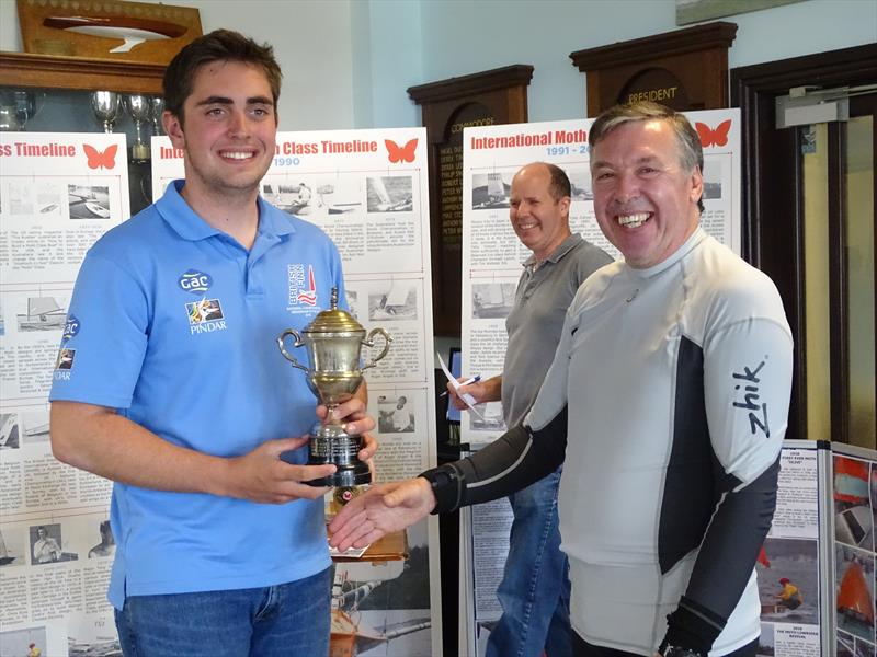 George Coles, U21 National Champion in the 2019 Lowrider Moth Nationals at Carsington photo copyright John Butler taken at Carsington Sailing Club and featuring the International Moth class