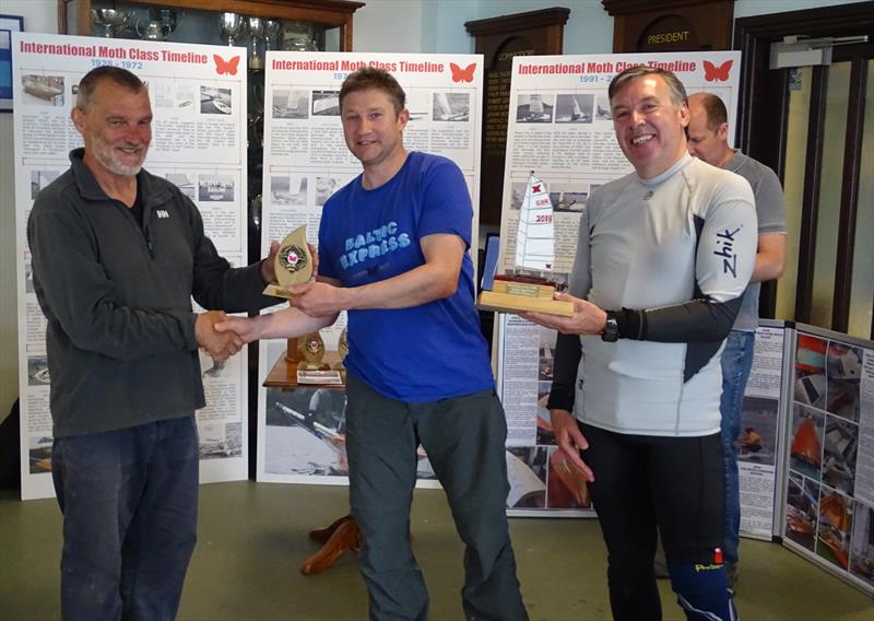 Paul Hignett, Fastest Boat and 2nd on handicap in the 2019 Lowrider Moth Nationals at Carsington photo copyright John Butler taken at Carsington Sailing Club and featuring the International Moth class