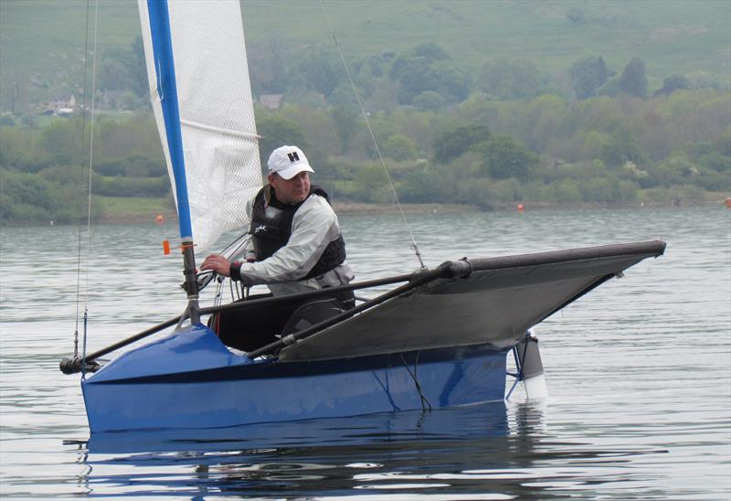 Martin Harrison in his Axeman 7 during the 2019 Lowrider Moth Nationals at Carsington photo copyright Matt Rutter taken at Carsington Sailing Club and featuring the International Moth class