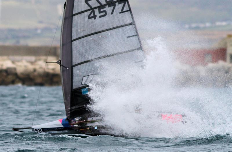 2019 Wetsuit Outlet UK Moth Nationals at Castle Cove SC day 1 photo copyright Mark Jardine / IMCA UK taken at Castle Cove Sailing Club and featuring the International Moth class