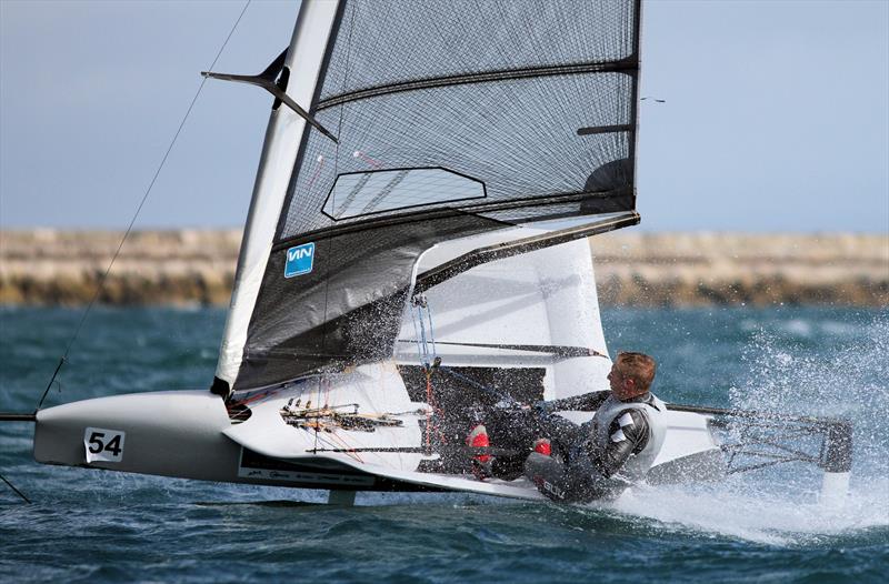 2019 Wetsuit Outlet UK Moth Nationals at Castle Cove SC day 1 photo copyright Mark Jardine / IMCA UK taken at Castle Cove Sailing Club and featuring the International Moth class