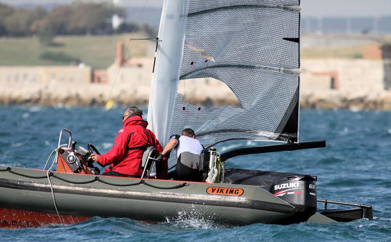 2019 Wetsuit Outlet UK Moth Nationals at Castle Cove SC day 1 photo copyright Mark Jardine / IMCA UK taken at Castle Cove Sailing Club and featuring the International Moth class