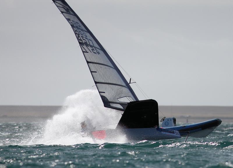 2019 Wetsuit Outlet UK Moth Nationals at Castle Cove SC day 1 photo copyright Mark Jardine / IMCA UK taken at Castle Cove Sailing Club and featuring the International Moth class