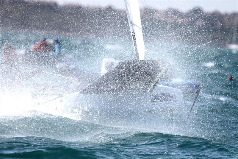 2019 Wetsuit Outlet UK Moth Nationals at Castle Cove SC day 1 photo copyright Mark Jardine / IMCA UK taken at Castle Cove Sailing Club and featuring the International Moth class