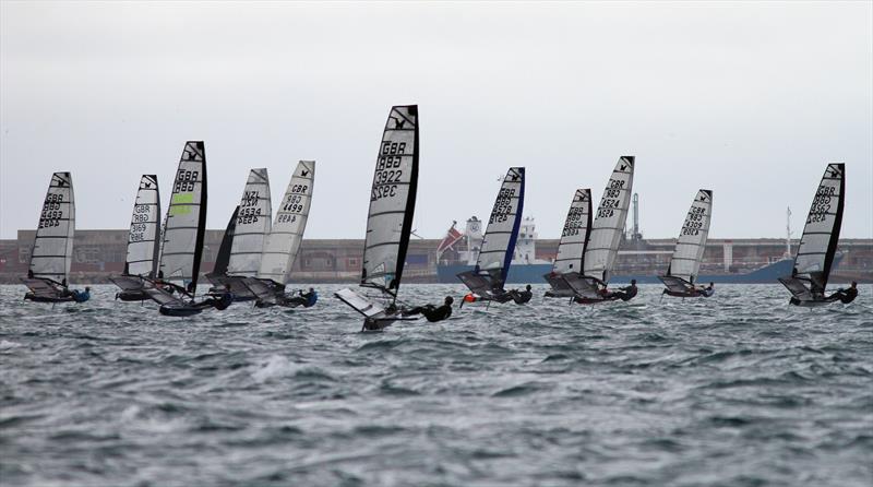 2019 Wetsuit Outlet UK Moth Nationals at Castle Cove SC day 1 photo copyright Mark Jardine / IMCA UK taken at Castle Cove Sailing Club and featuring the International Moth class