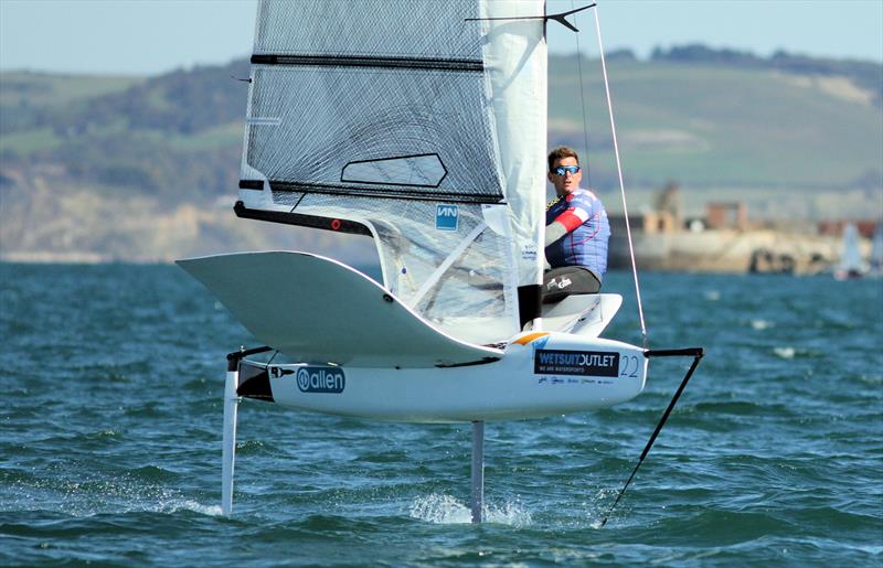 2019 Wetsuit Outlet UK Moth Nationals at Castle Cove SC day 2 - photo © Mark Jardine / IMCA UK