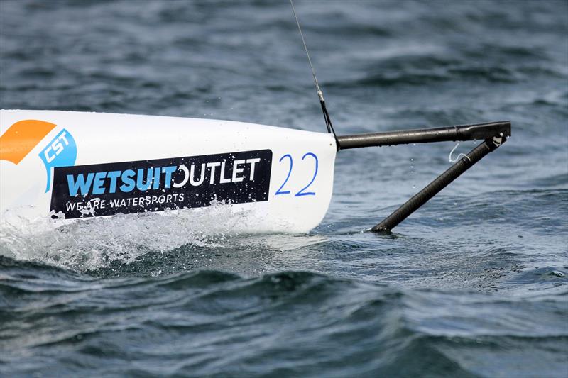 2019 Wetsuit Outlet UK Moth Nationals at Castle Cove SC day 2 photo copyright Mark Jardine / IMCA UK taken at Castle Cove Sailing Club and featuring the International Moth class