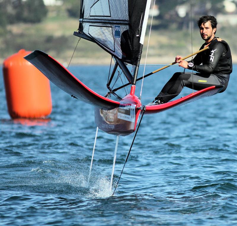 2019 Wetsuit Outlet UK Moth Nationals at Castle Cove SC day 3 photo copyright Mark Jardine / IMCA UK taken at Castle Cove Sailing Club and featuring the International Moth class