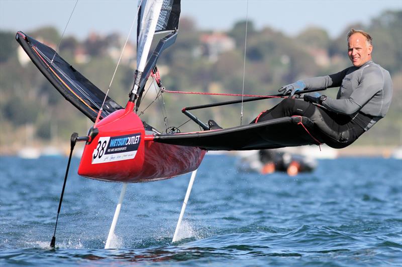 2019 Wetsuit Outlet UK Moth Nationals at Castle Cove SC day 3 - photo © Mark Jardine / IMCA UK