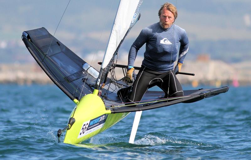 2019 Wetsuit Outlet UK Moth Nationals at Castle Cove SC day 3 photo copyright Mark Jardine / IMCA UK taken at Castle Cove Sailing Club and featuring the International Moth class