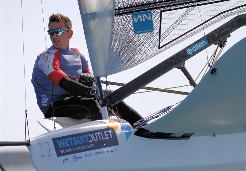 2019 Wetsuit Outlet UK Moth Nationals at Castle Cove SC day 3 photo copyright Mark Jardine / IMCA UK taken at Castle Cove Sailing Club and featuring the International Moth class