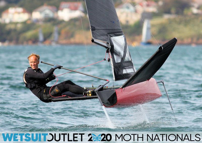 Ollie Holden on day 5 of the Wetsuit Outlet UK Moth Nationals photo copyright Mark Jardine / IMCA UK taken at Weymouth & Portland Sailing Academy and featuring the International Moth class