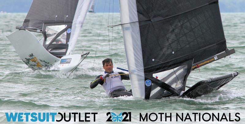 Wetsuit Outlet UK Moth Nationals 2021 day 1 photo copyright Mark Jardine / IMCA UK taken at Stokes Bay Sailing Club and featuring the International Moth class
