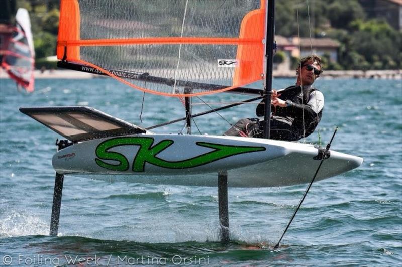 Flying high at Foiling Week  photo copyright Foiling Week / Martina Orsini taken at  and featuring the International Moth class