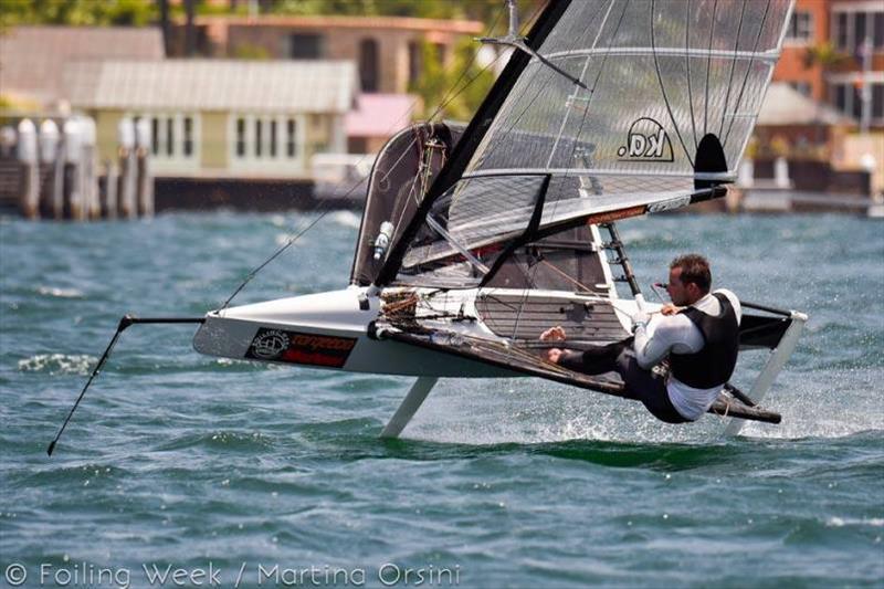 Josh McKnight took out the recent NSW Moth States at Foiling Week photo copyright Martina Orsini taken at Mounts Bay Sailing Club, Australia and featuring the International Moth class