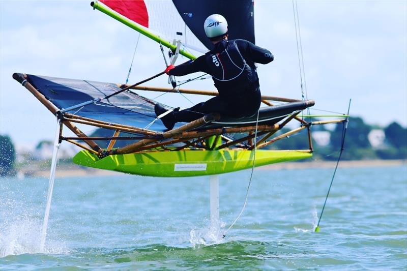 Foiling SuMoth Challenge photo copyright Guillaume Dupont / Bamboo Boat taken at  and featuring the International Moth class