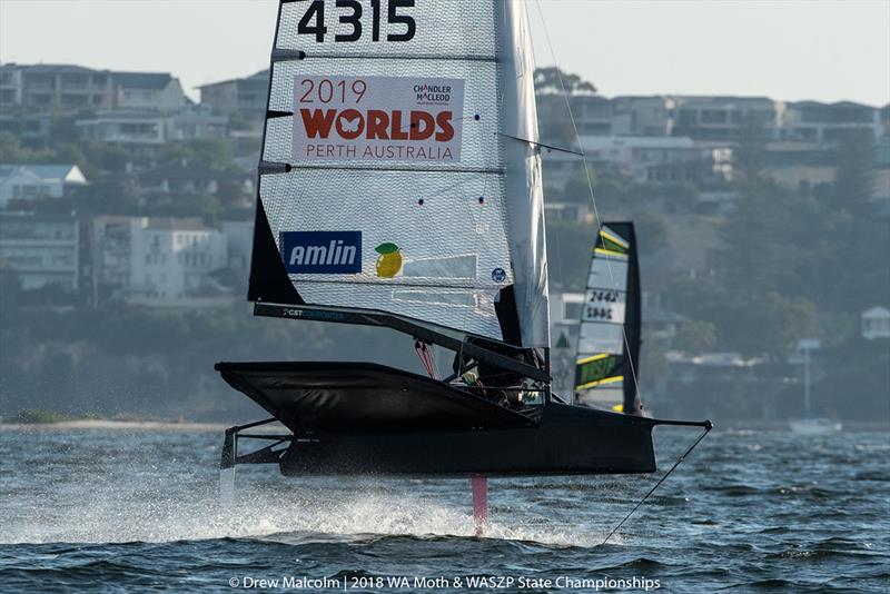 Perth Western Australia provides the perfect race track for Moth sailing photo copyright Drew Malcolm taken at Mounts Bay Sailing Club, Australia and featuring the International Moth class