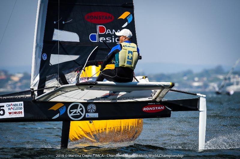 Tom Burton is still in the hunt for second, currently sitting in third behind Langford photo copyright Martina Orsini taken at Mounts Bay Sailing Club, Australia and featuring the International Moth class