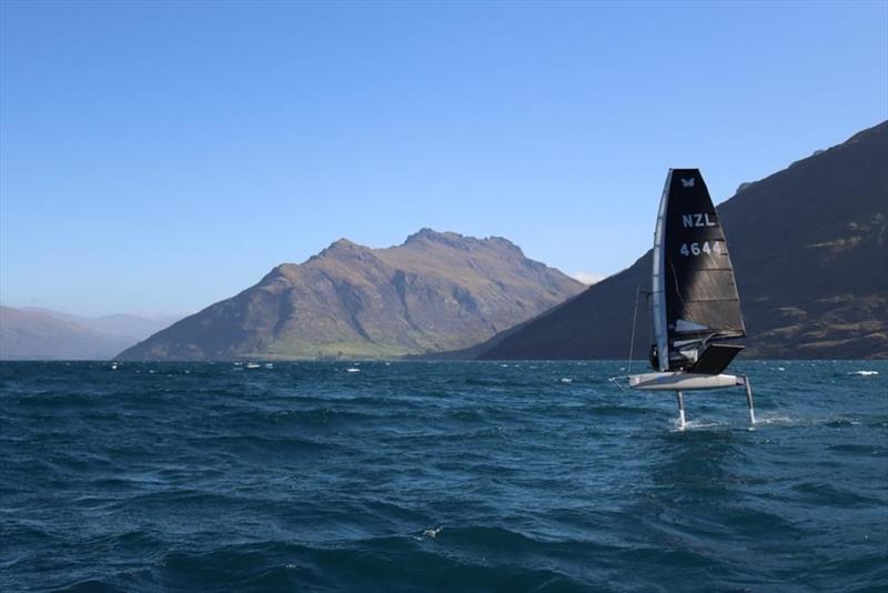 Lake Whakatipu - Queenstown - Foiling Moth NZ  - December 2020 photo copyright Foiling Moth NZ taken at  and featuring the International Moth class