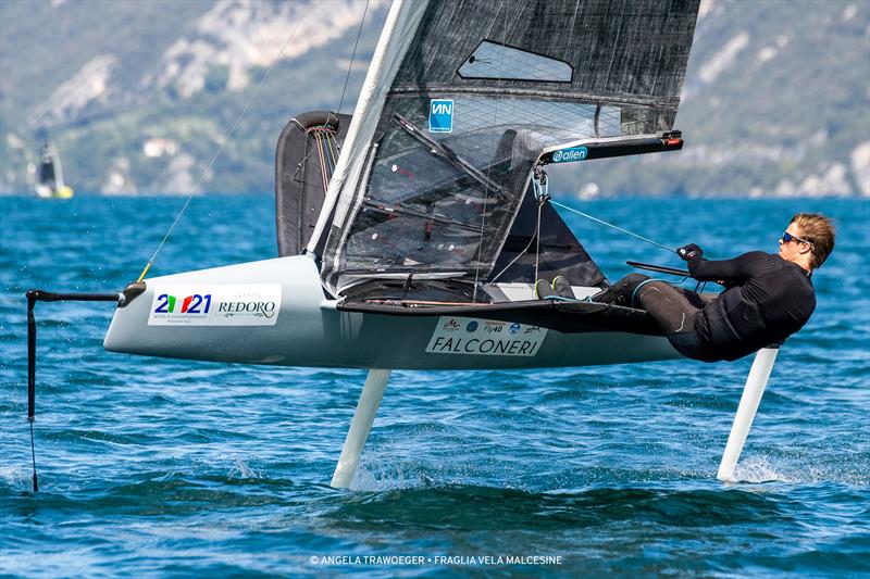 Nicolai Jacobsen (HKG), Malcesine Pre-Worlds 2021 - photo © Angela Trawoeger