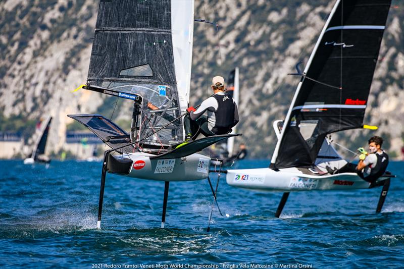 2021 International Moth World Championship - Lake Garda, Italy - September 2021 photo copyright Martina Orsini taken at Fraglia Vela Malcesine and featuring the International Moth class
