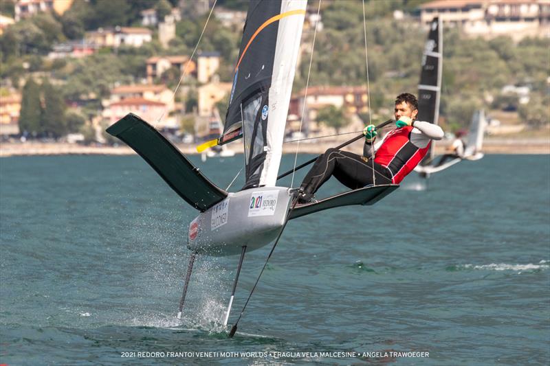 Iain Jensen - (AUS) - 2021 International Moth World Championship - Lake Garda, Italy - September 2021 - photo © Angela Trawoeger