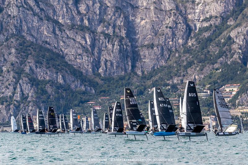 Michael Bullot (4744) - 2021 Int Moth Worlds - Malcesine -  Lake Garda - August 2021  photo copyright Martina Orsini taken at Fraglia Vela Malcesine and featuring the International Moth class