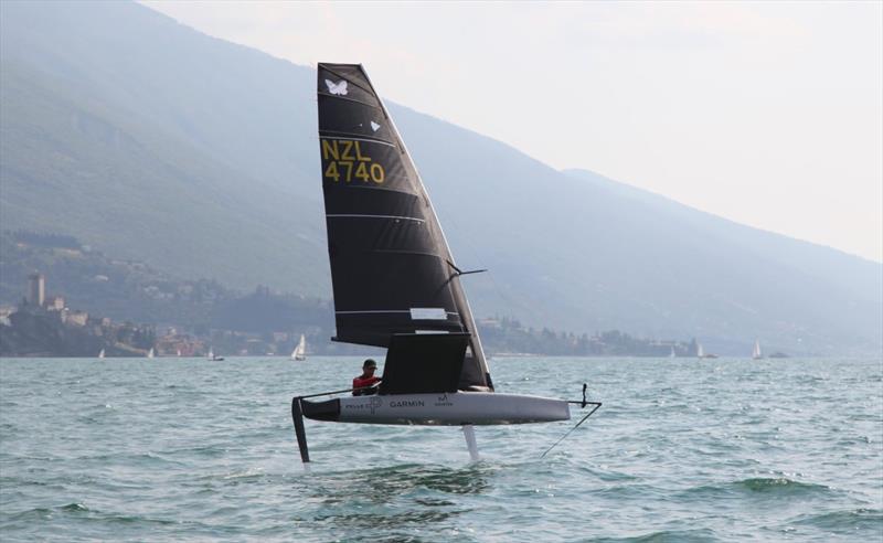 Phil Robertson (NZL)was one of the Doyle Moth Team Riders who descended on Lake Garda, Italy for the 2021 World Championships - photo © Doyle Sails