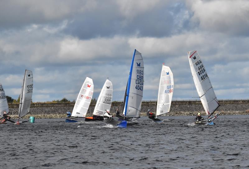 Lowrider International Moth Nationals at Burton: First mark, Race 2 photo copyright Kevin Hope taken at Burton Sailing Club and featuring the International Moth class