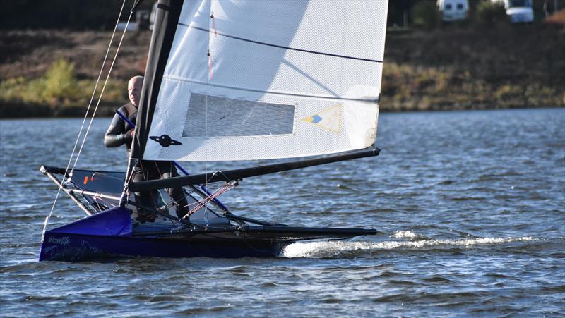 Lowrider International Moth Nationals at Burton: John Edwards - Hungry Tiger photo copyright Kevin Hope taken at Burton Sailing Club and featuring the International Moth class