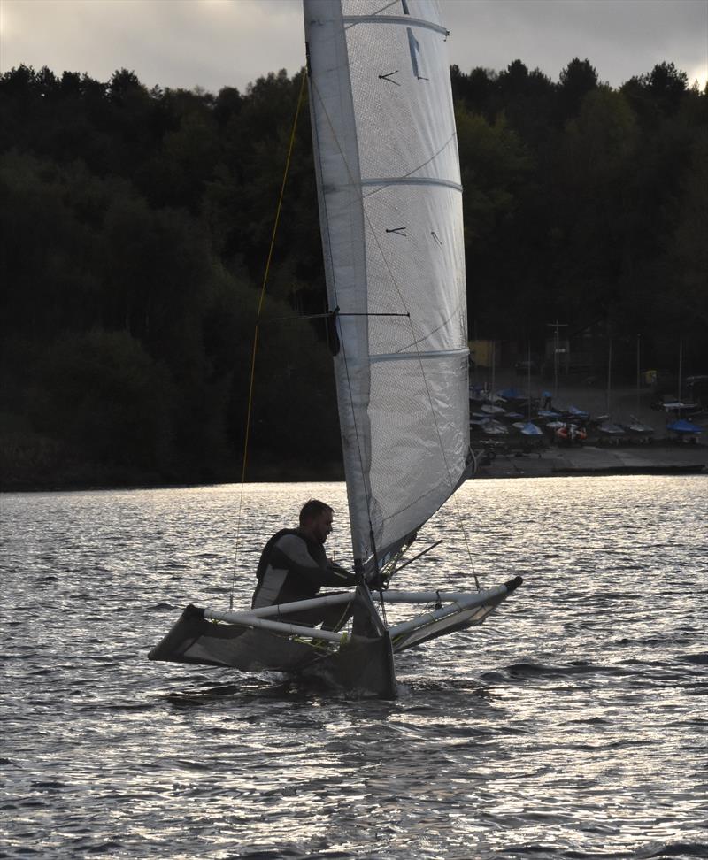 Lowrider International Moth Nationals at Burton: Matt Pritchard - Skippy 2 photo copyright Kevin Hope taken at Burton Sailing Club and featuring the International Moth class