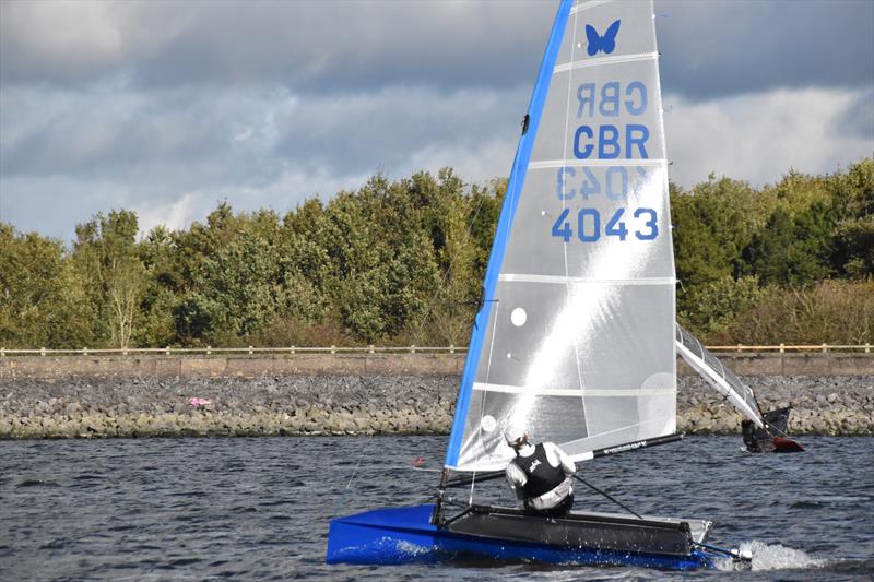 Lowrider International Moth Nationals at Burton: Martin Harrison - Axeman 7 photo copyright Kevin Hope taken at Burton Sailing Club and featuring the International Moth class