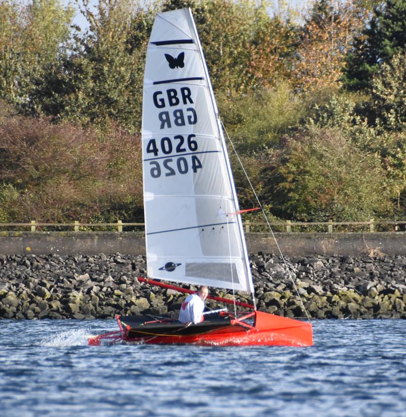 Lowrider International Moth Nationals at Burton: Nigel Williams - Axeman 6 photo copyright Kevin Hope taken at Burton Sailing Club and featuring the International Moth class