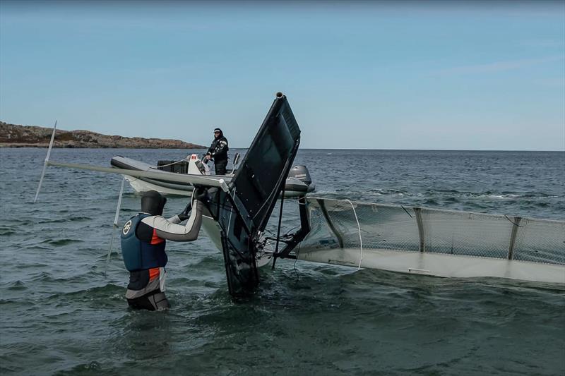 Rome Kirby - Iceberg Alley - Fogo Island - May 2022 photo copyright Matt Knighton taken at St. Francis Yacht Club and featuring the International Moth class