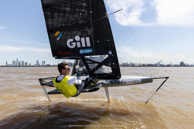 Dylan Fletcher wins the 2022 Moth Worlds at Buenos Aires, Argentina - photo © Moth Worlds ARG 2022 / Matias Capizzano