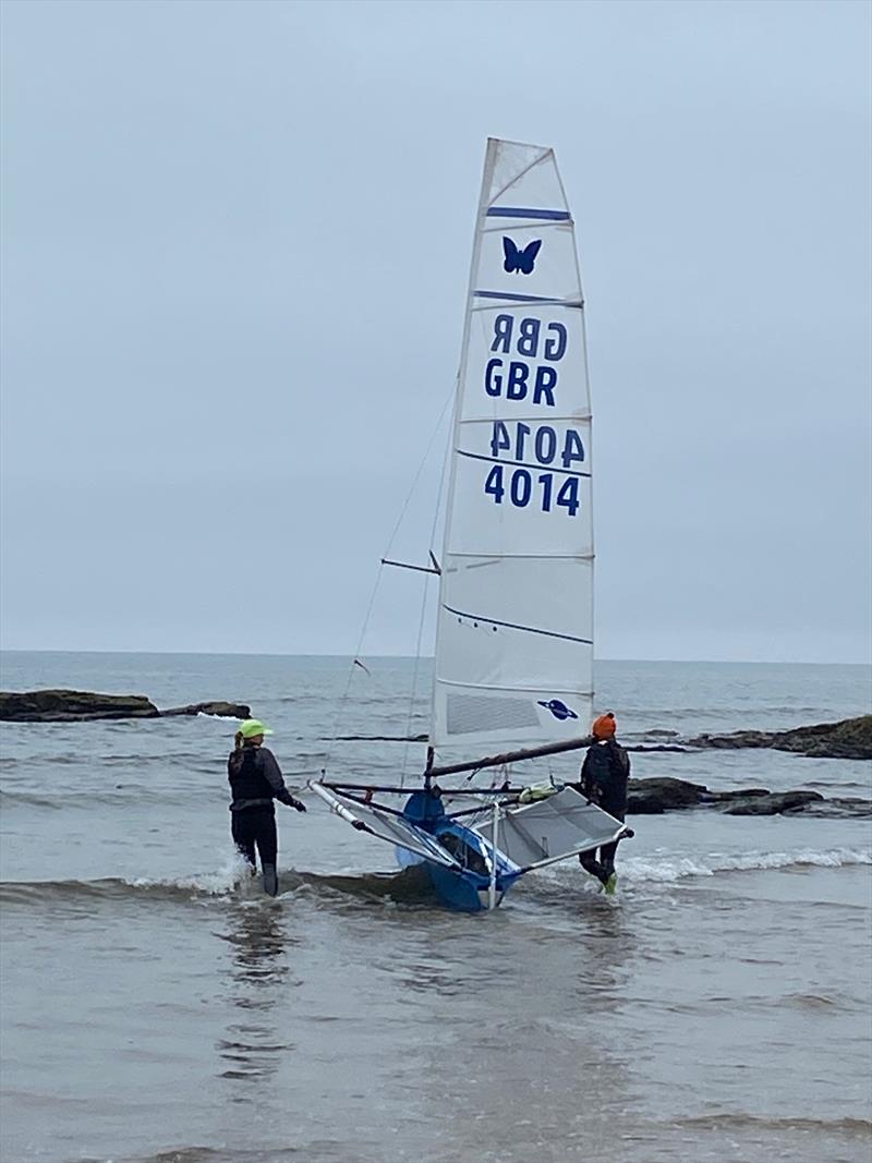 Lowrider International Moth Scottish Championship at Largo Bay Sailing Club photo copyright Kirsten Windfuhr taken at Largo Bay Sailing Club and featuring the International Moth class