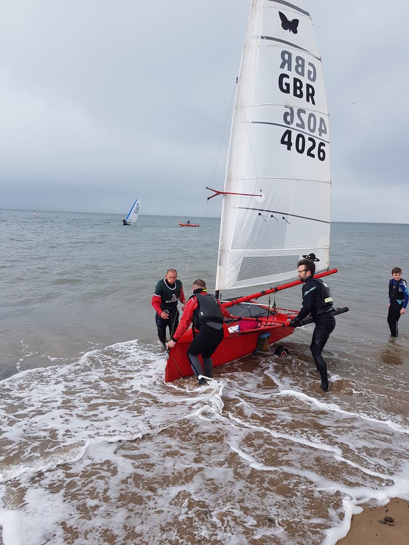 Lowrider International Moth Scottish Championship at Largo Bay Sailing Club photo copyright Kirsten Windfuhr taken at Largo Bay Sailing Club and featuring the International Moth class