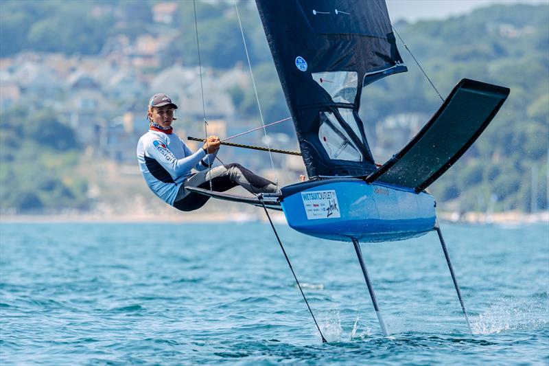 Moments of foiling on day 1 of the Wetsuit Outlet and Zhik International Moth World Championship photo copyright Phil Jackson / Digital Sailing taken at Weymouth & Portland National Sailing Academy and featuring the International Moth class