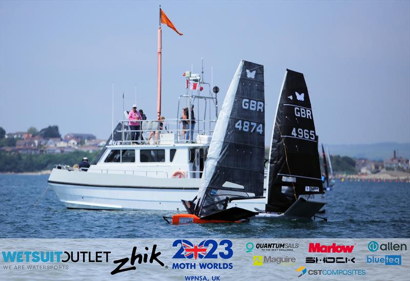 Postponed - Wetsuit Outlet and Zhik International Moth World Championship 2023 Day 1 photo copyright Mark Jardine / IMCAUK taken at Weymouth & Portland Sailing Academy and featuring the International Moth class