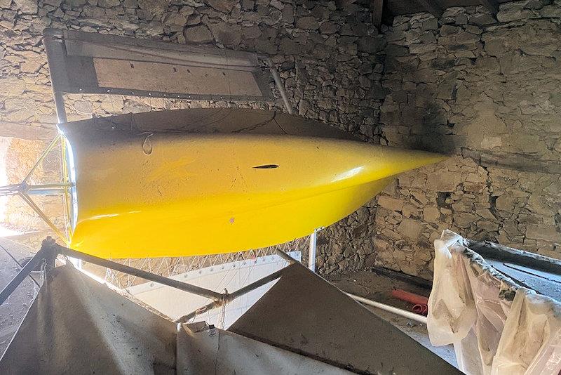 Another barn find that will shortly be restored to its former glory, ready for the Lowrider International Moth UK National Championship photo copyright D Balkwill taken at  and featuring the International Moth class