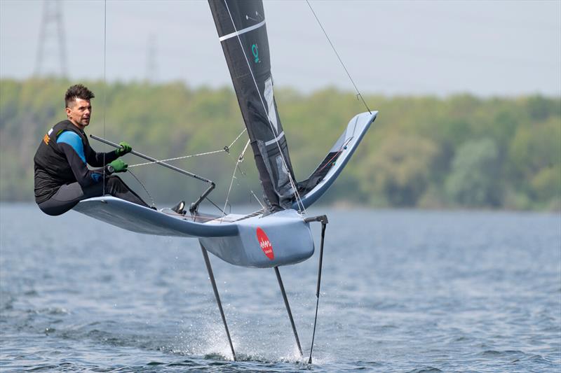 International Moth Inland Championship at Grafham Water Sailing Club photo copyright Paul Sanwell / OPP taken at Grafham Water Sailing Club and featuring the International Moth class