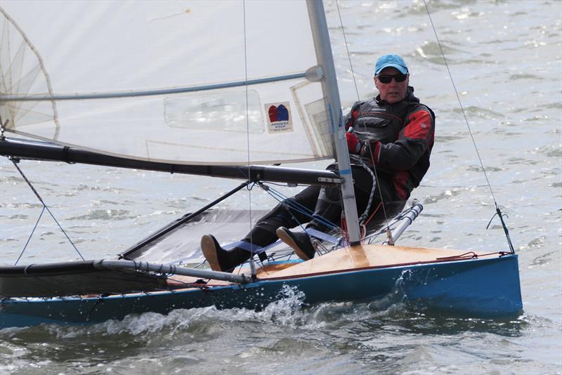 Lyndon Beasley made the most of keeping the errors to a minimum whilst also managing to sail his Magnum 6 very quickly - Moth Lowrider Nationals at Stone day 1 - photo © Dougal Henshall