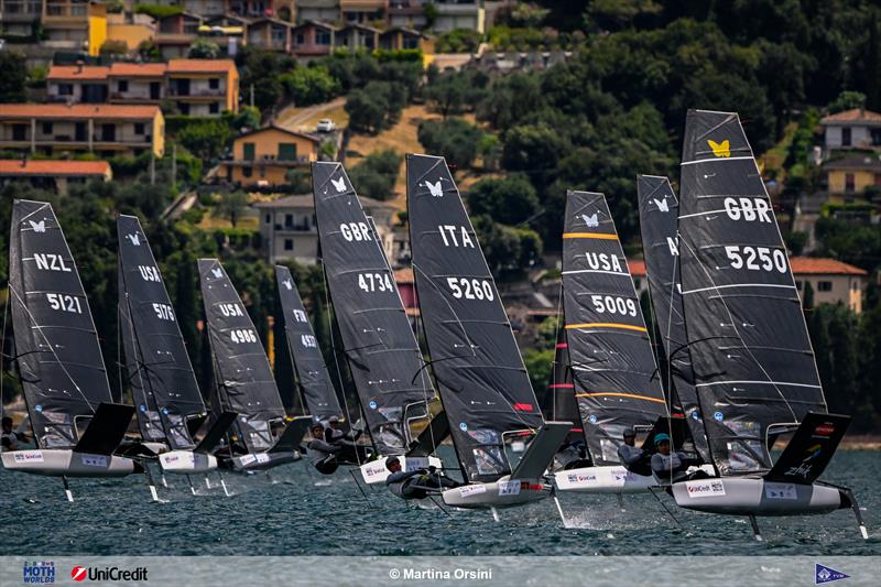 2025 International Moth Worlds at Fraglia Vela Malcesine Day 1 - photo © Martina Orsini
