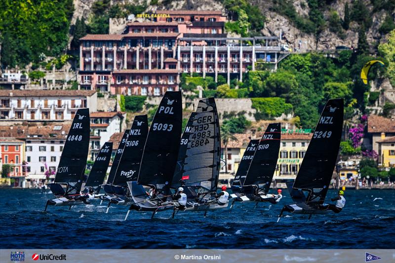 International Moth Worlds at Fraglia Vela Malcesine Day 3 - photo © Martina Orsini