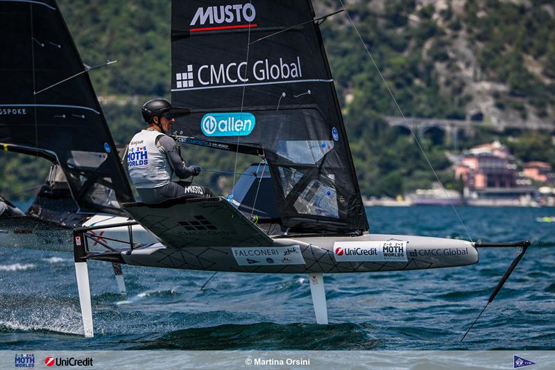 International Moth Worlds at Fraglia Vela Malcesine Day 5 - photo © Martina Orsini