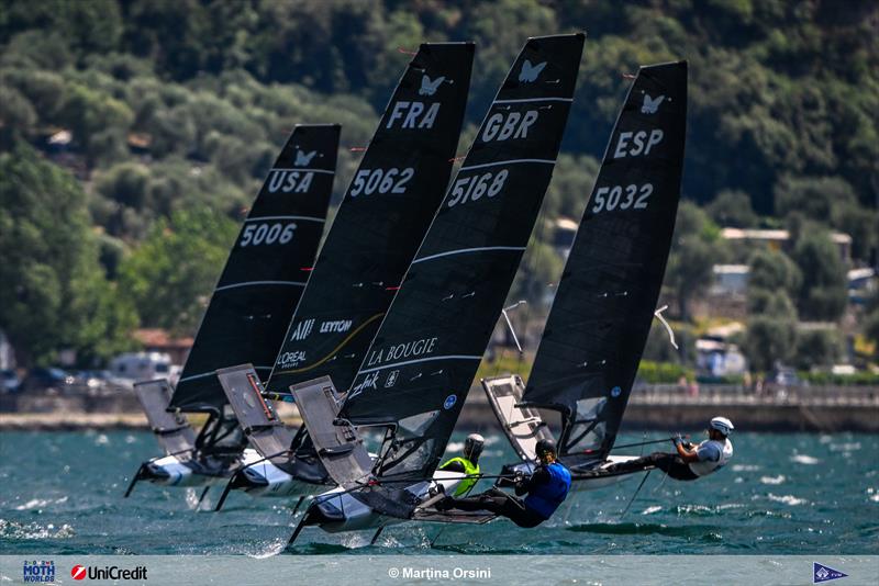 International Moth Worlds at Fraglia Vela Malcesine Day 5 - photo © Martina Orsini