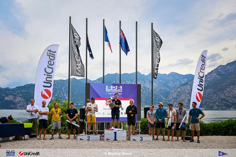 Prize Winners at the International Moth Worlds at Fraglia Vela Malcesine - photo © Martina Orsini