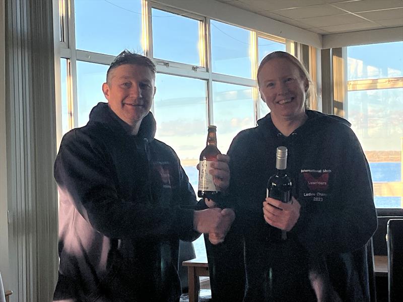 International Moth Lowrider Inlands 2025 - 4th Overall and 1st Lady - Katy Hughes photo copyright John Butler taken at Grafham Water Sailing Club and featuring the International Moth class