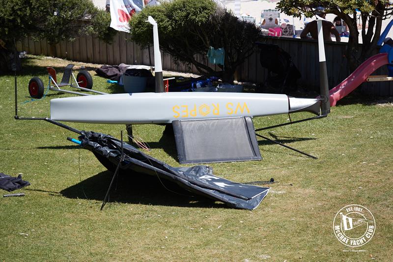 2026 Australian International Moth Open National Championships Day 3 photo copyright Shane Baker taken at McCrae Yacht Club and featuring the International Moth class